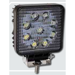 Lampa patrata - Lumina de lucru FLOOD cu 9 LED-uri Lampa patrata - Lumina de lucru FLOOD cu 9 LED-uri